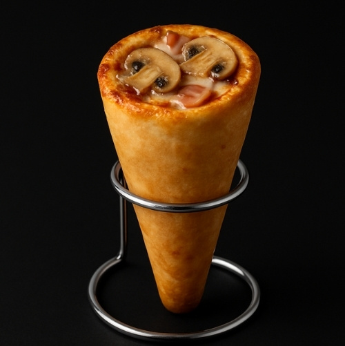 Ham & Cheese Pizza Cone