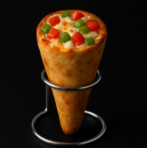 Veggie Pizza Cone