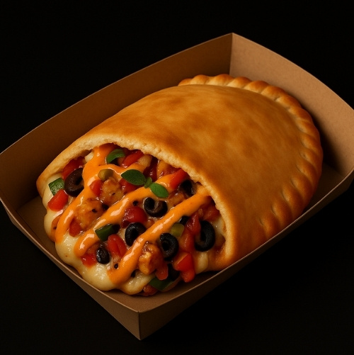 Peppery Chicken Delight Pizza Pocket
