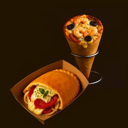 Pizza Cones & Pocket